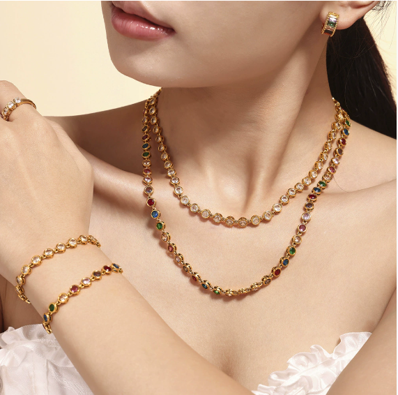 Tennis Round Necklaces