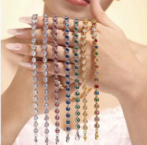 Tennis Round Necklaces