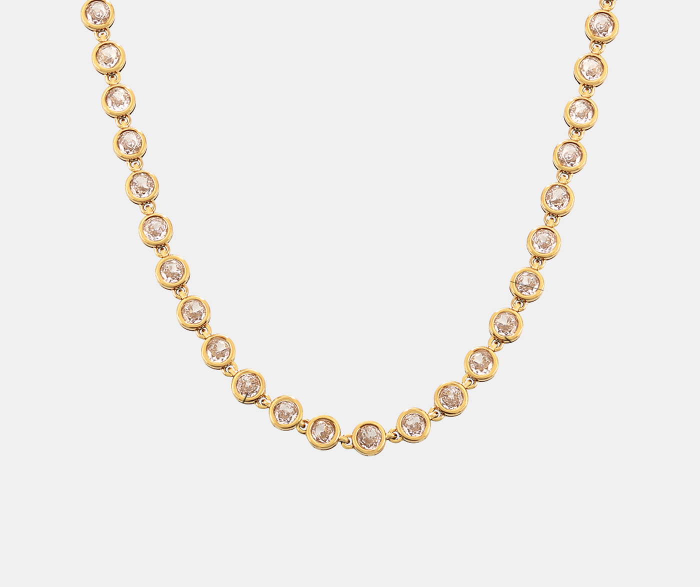 Tennis Round Necklaces