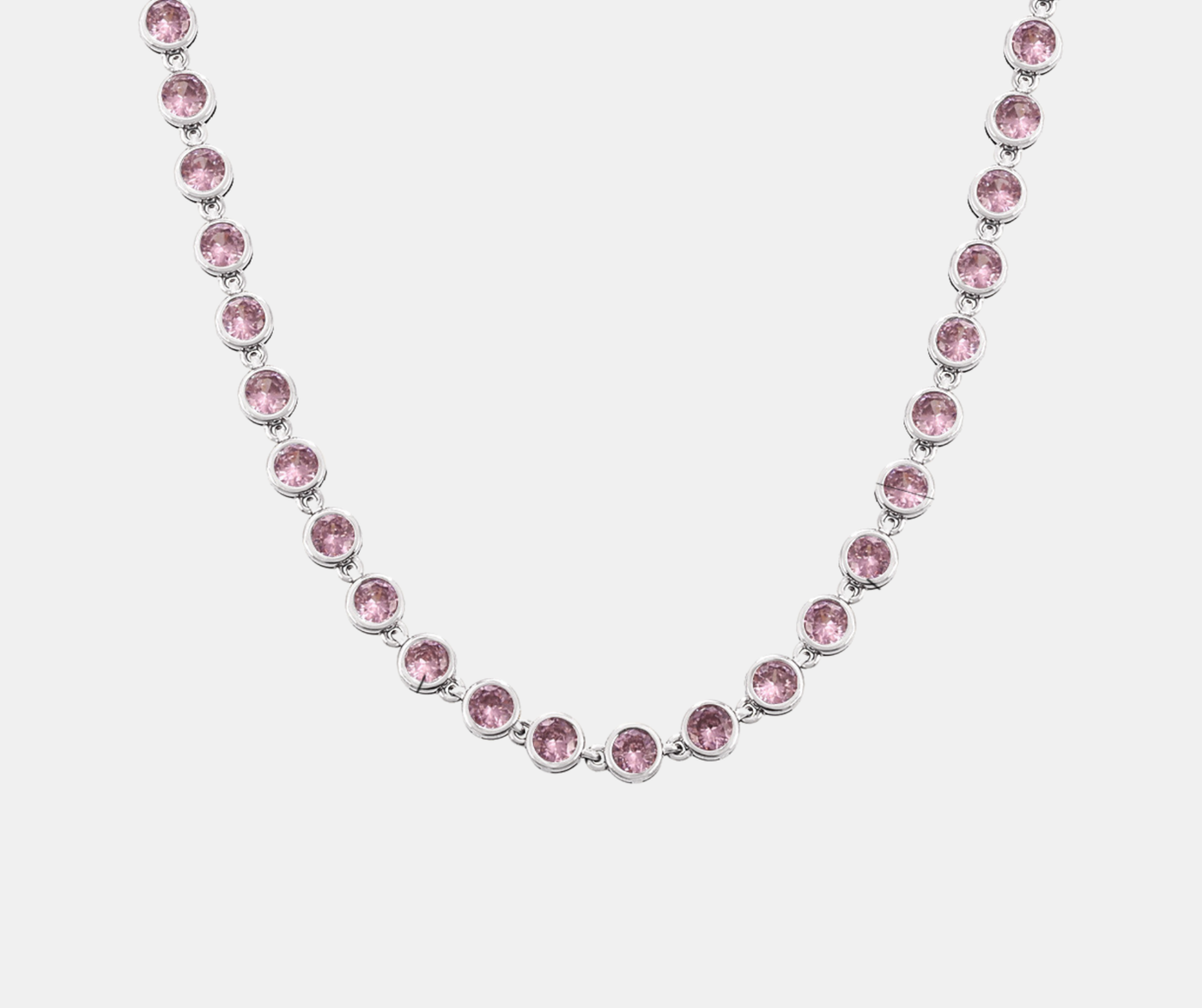 Tennis Round Necklaces