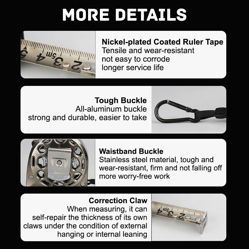 Nickel-Plated Measuring Tape