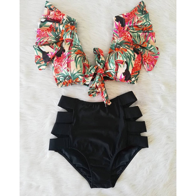 Women's High Waist Bikini Set - CHANDIE