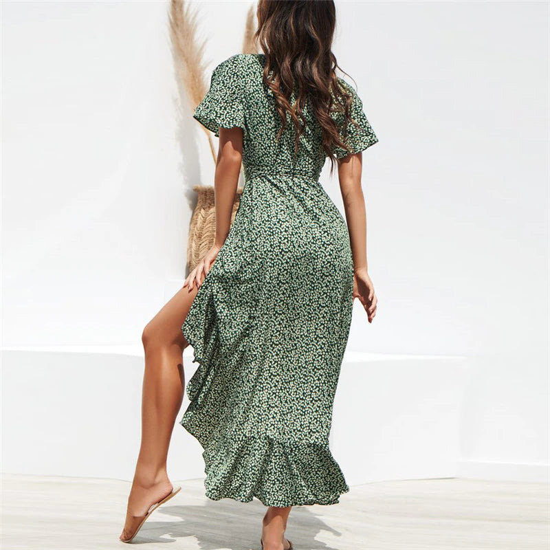 Boho Maxi Dress Floral Print - Blair