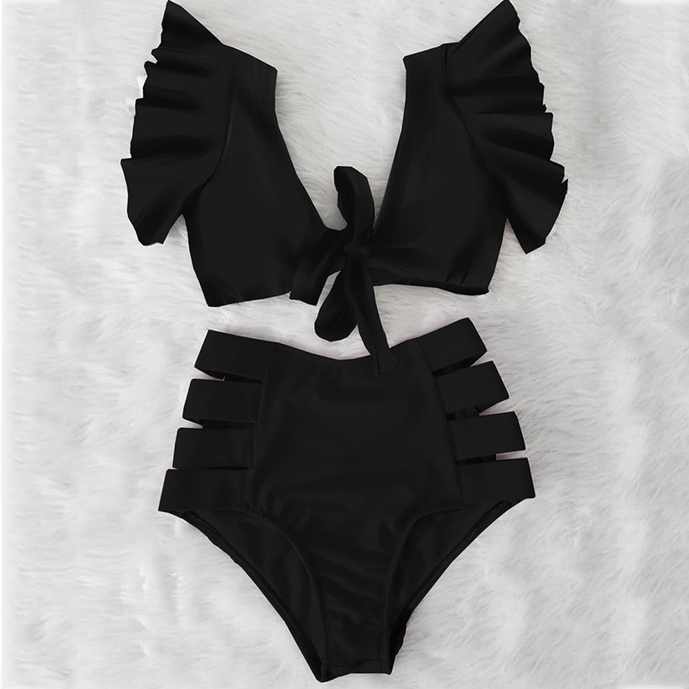 Women's High Waist Bikini Set - CHANDIE