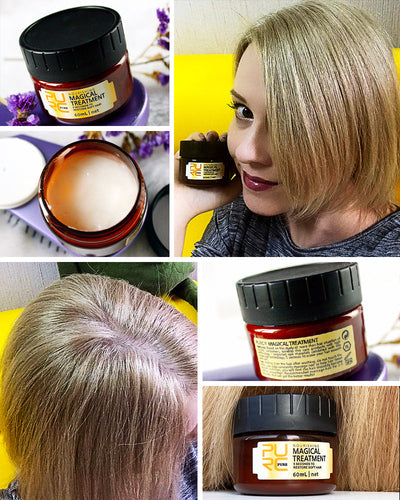 Keratin mask for hair restoration- pure