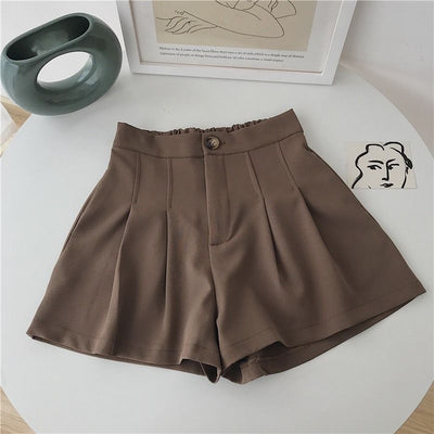 High Waist Pleated Shorts - Bella