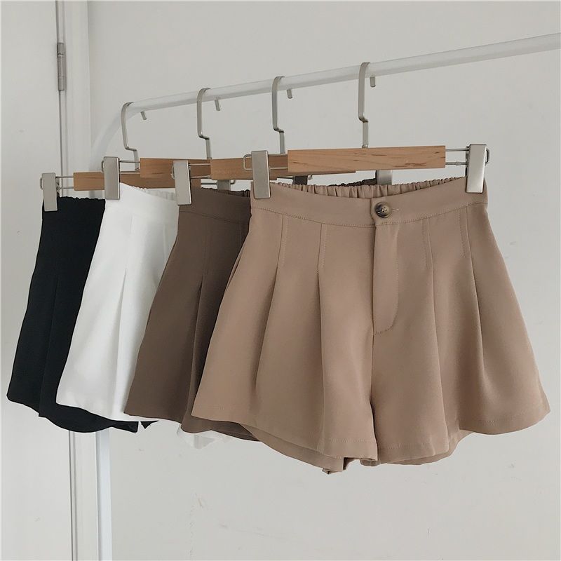 High Waist Pleated Shorts - Bella