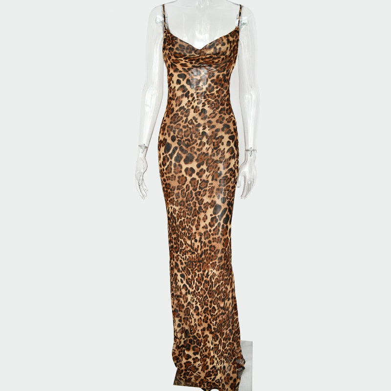 Maxi Dress Leopard Print - LUNA