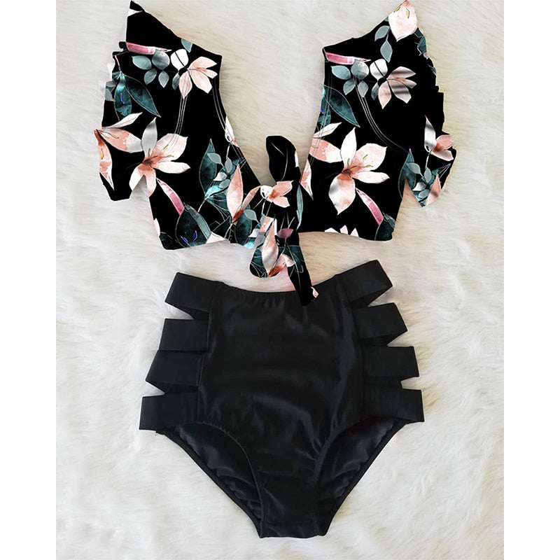 Women's High Waist Bikini Set - CHANDIE