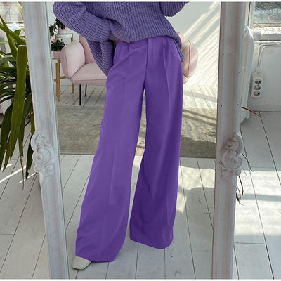 High Waist Trousers - NATHALIE