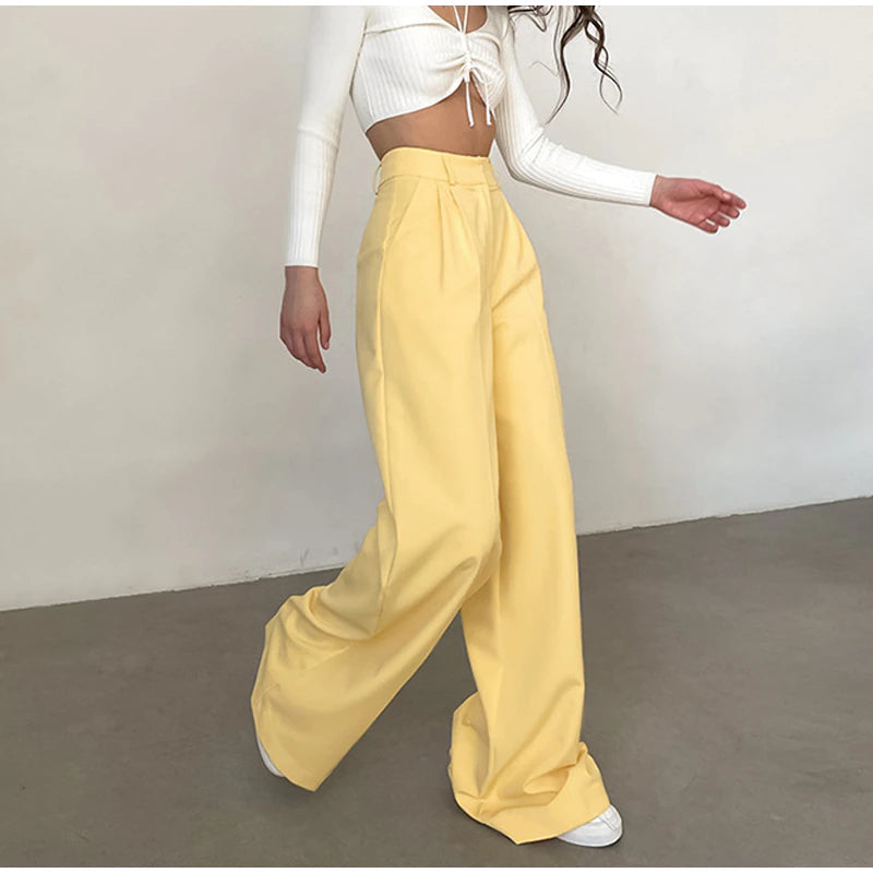 High Waist Trousers - NATHALIE