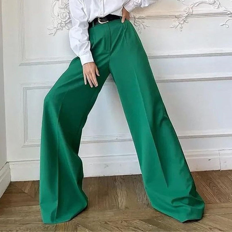 High Waist Trousers - NATHALIE