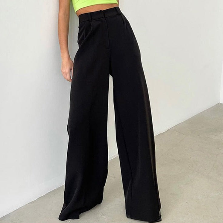 High Waist Trousers - NATHALIE