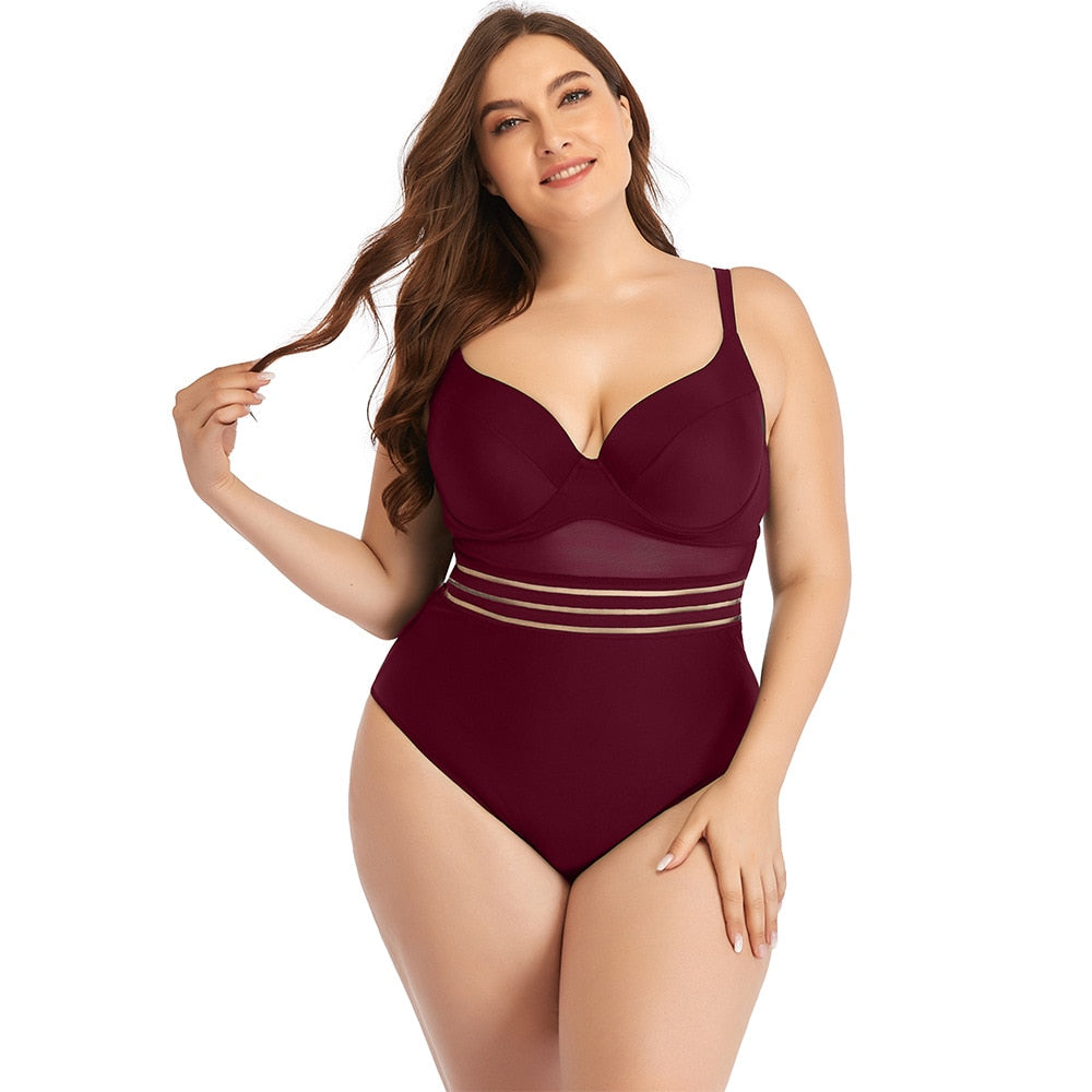 Women's Large Size Swimwear - SHEANE