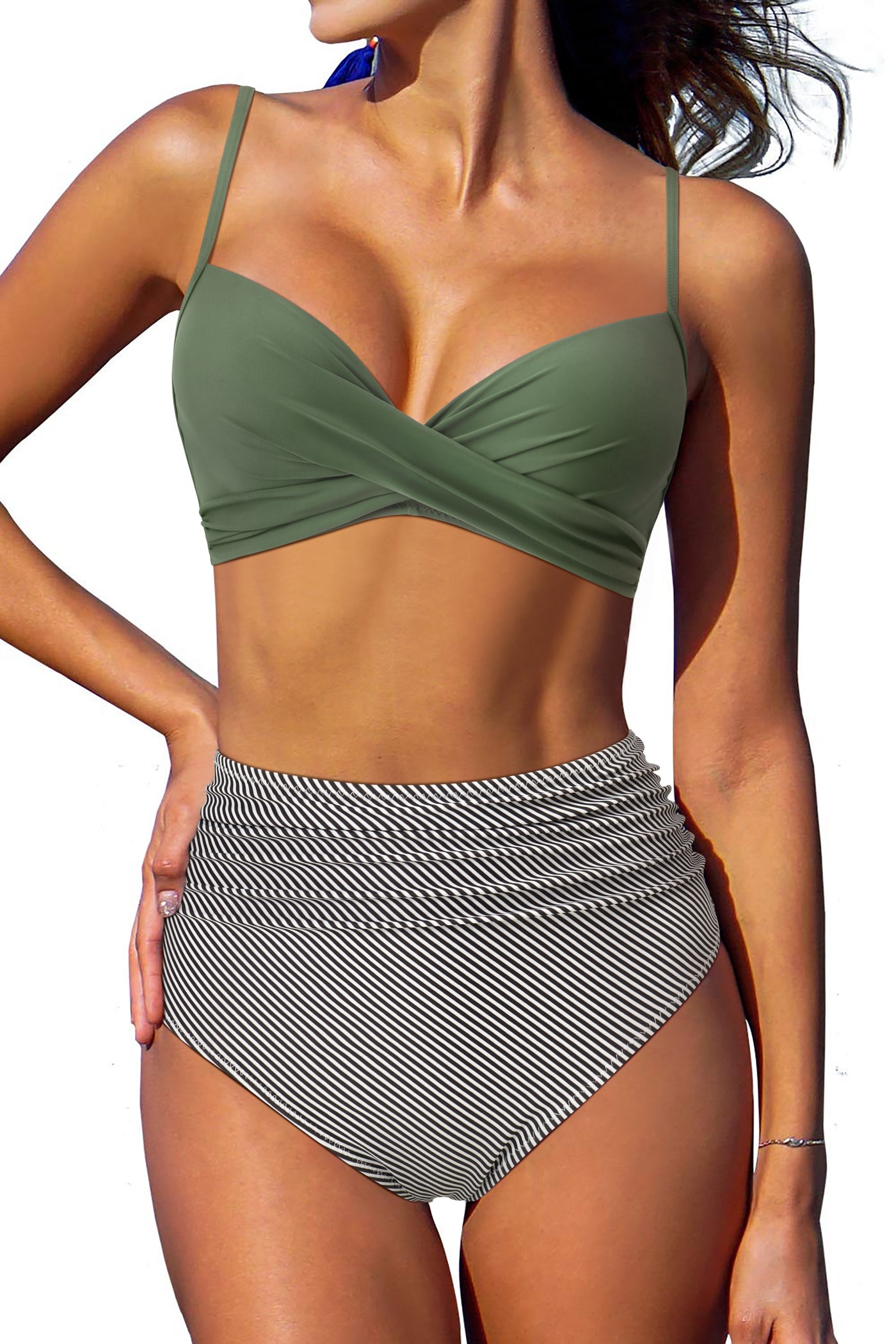 Women's High Waist Bikini Set - Temptressures