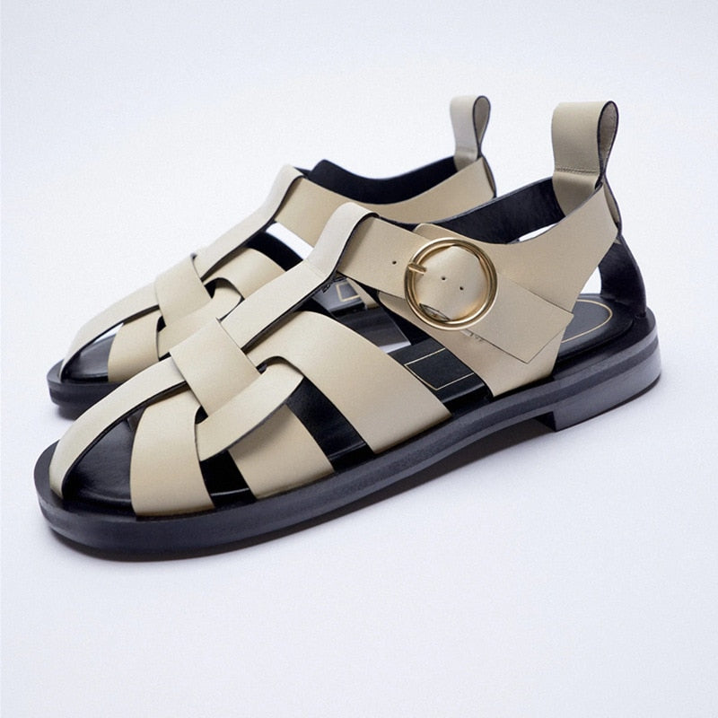 Women's Black Sandals - FASHEY