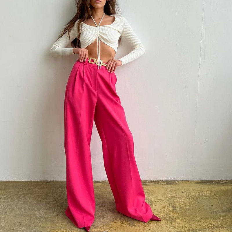 High Waist Trousers - NATHALIE