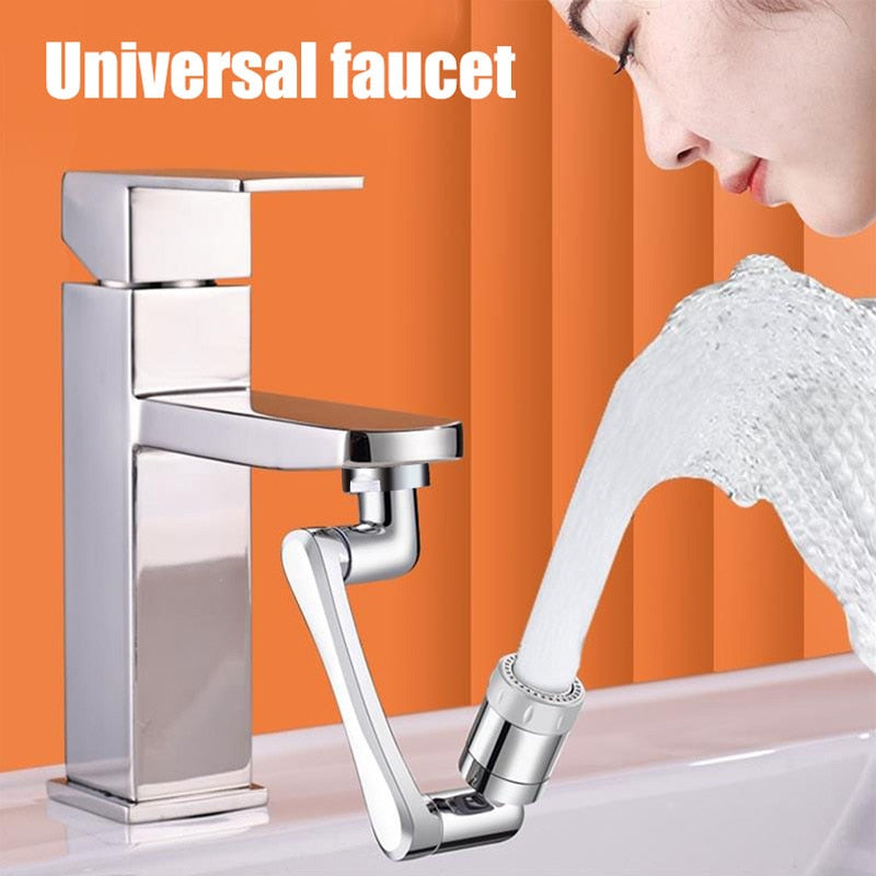 Flexible Faucet Extension with Aerator and Sprayer Nozzle