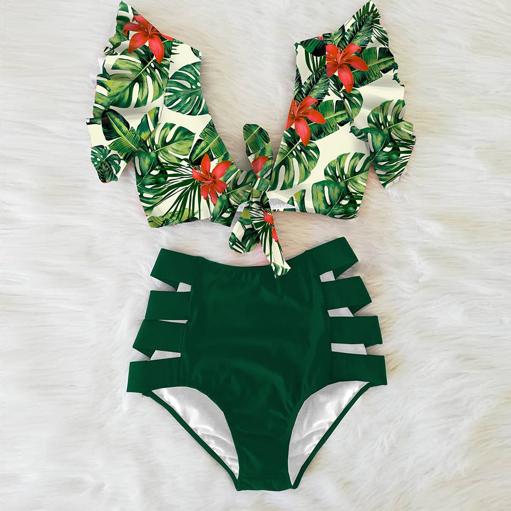 Women's High Waist Bikini Set - CHANDIE