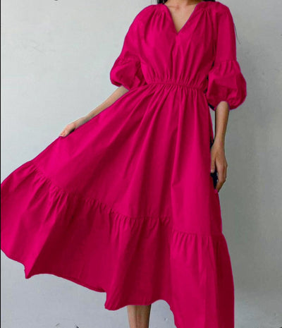 Long Cotton Dress - LANYS