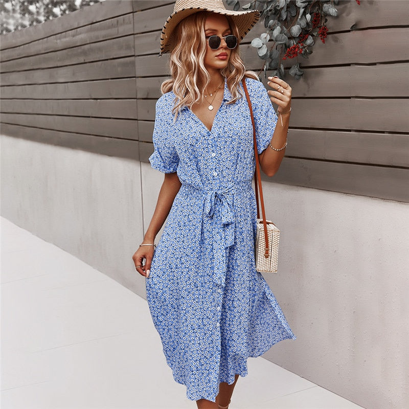 Boho Floral Dress - VERA