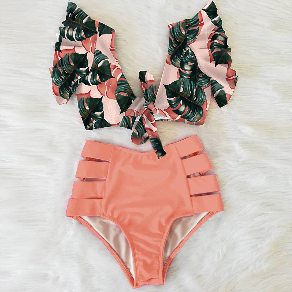 Women's High Waist Bikini Set - CHANDIE