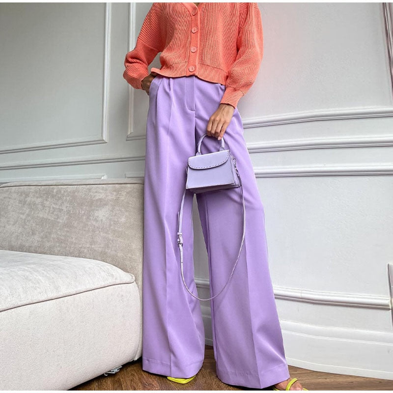 High Waist Trousers - NATHALIE